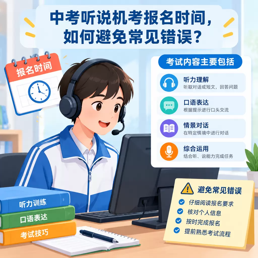 宜城中考听说机考报名时间,如何避免常见错误?