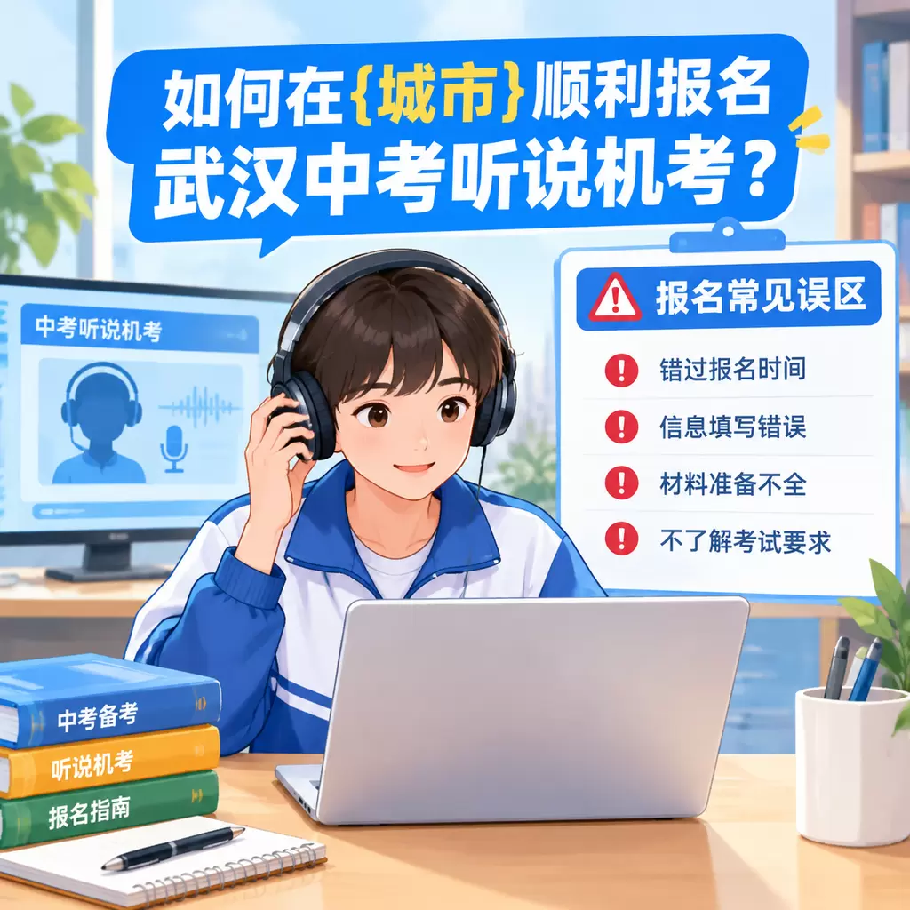 如何在宜城顺利报名武汉中考听说机考?